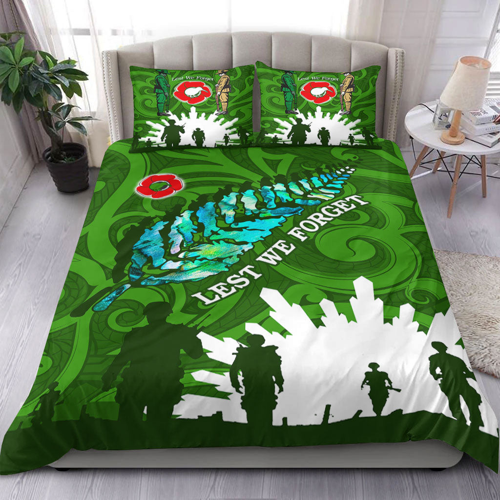 vibehoodie-bedding-set-new-zealand-anzac-walking-in-the-sun-bedding-set