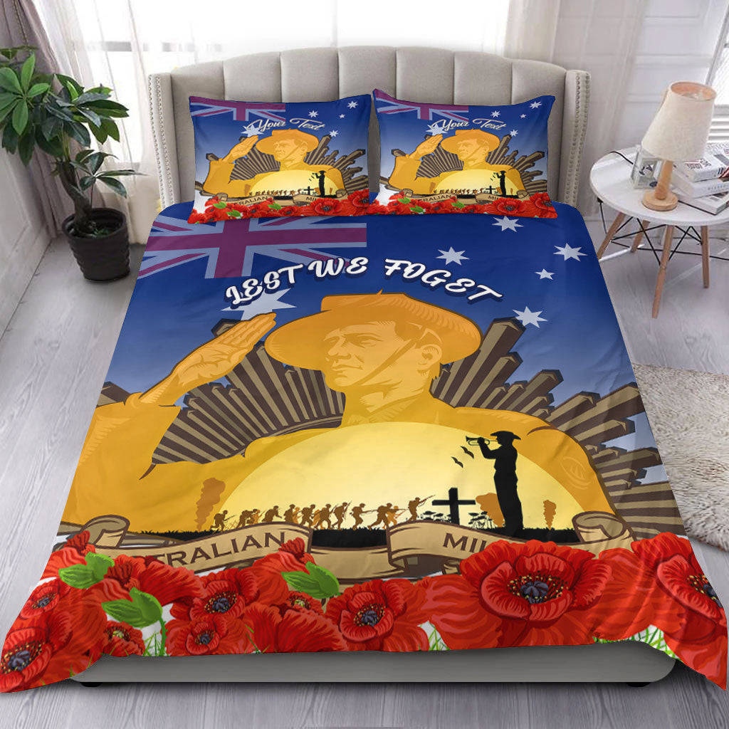 vibehoodie-bedding-set-custom-australia-anzac-day-soldier-salute-bedding-set