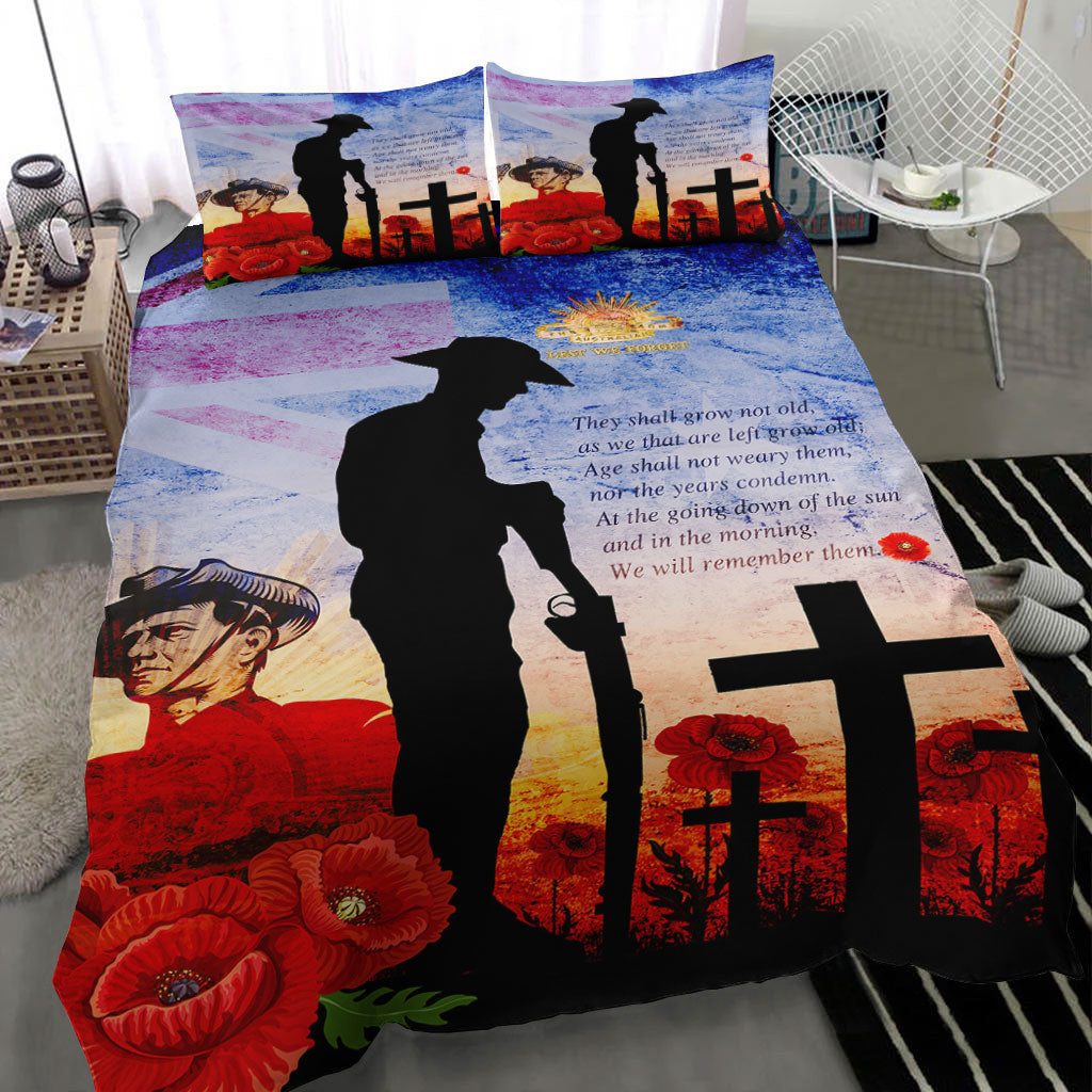 vibehoodie-bedding-set-anzac-day-australia-soldier-we-will-rememer-them-bedding-set