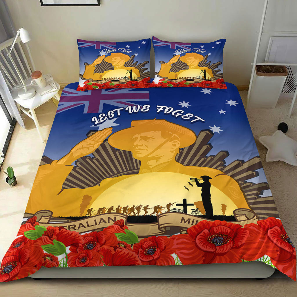 vibehoodie-bedding-set-custom-australia-anzac-day-soldier-salute-bedding-set