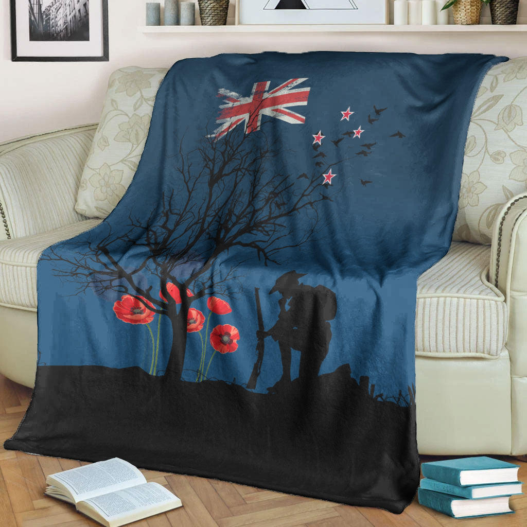 vibehoodie-blanket-new-zealand-anzac-lest-we-forget-remebrance-day-premium-blanket