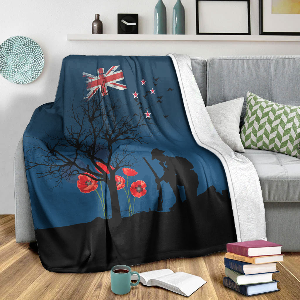 vibehoodie-blanket-new-zealand-anzac-lest-we-forget-remebrance-day-premium-blanket