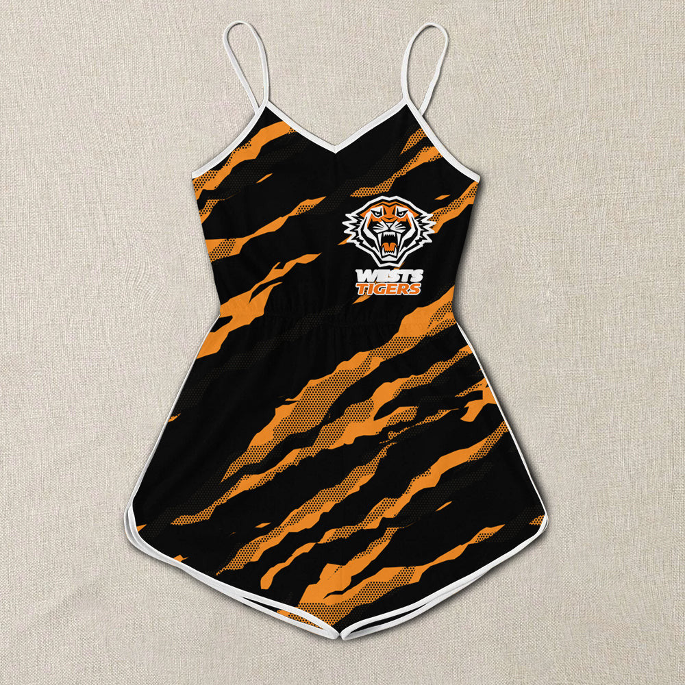 wests-tigers-women-rompers-custom-text-nrl