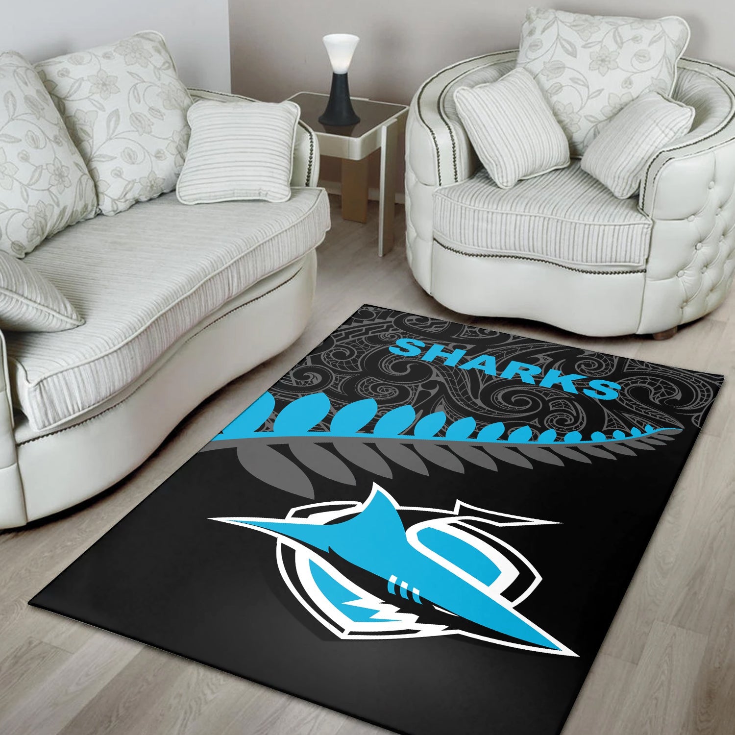 cronulla-sutherland-sharks-area-rug-rugby-maori-nrl