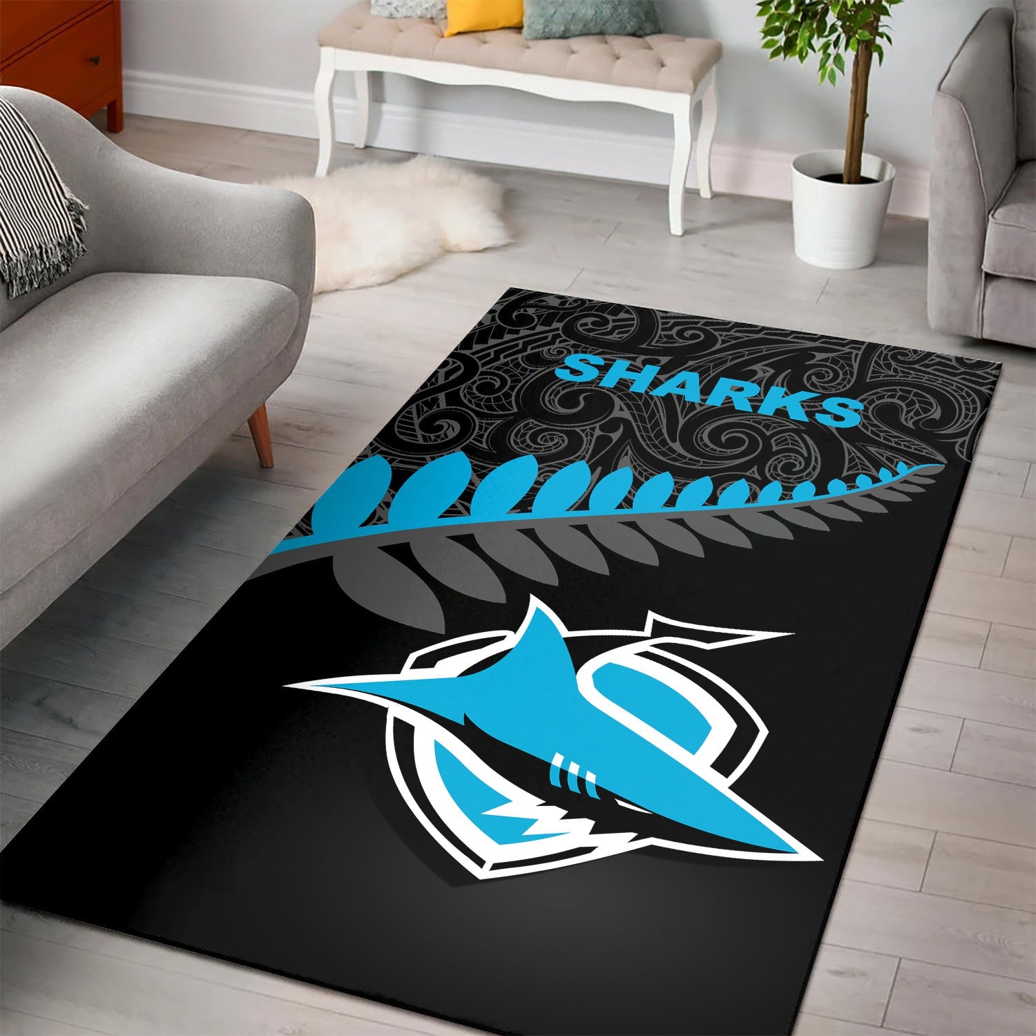 cronulla-sutherland-sharks-area-rug-rugby-maori-nrl