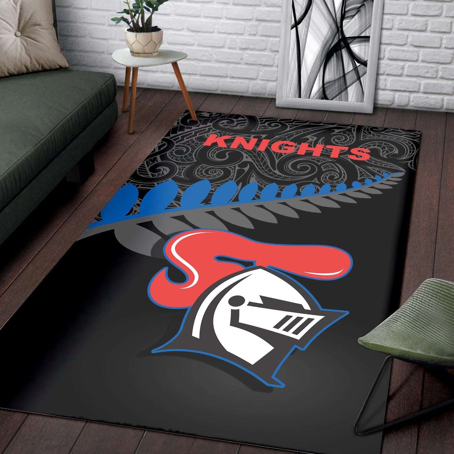 newcastle-knights-area-rug-rugby-maori-nrl