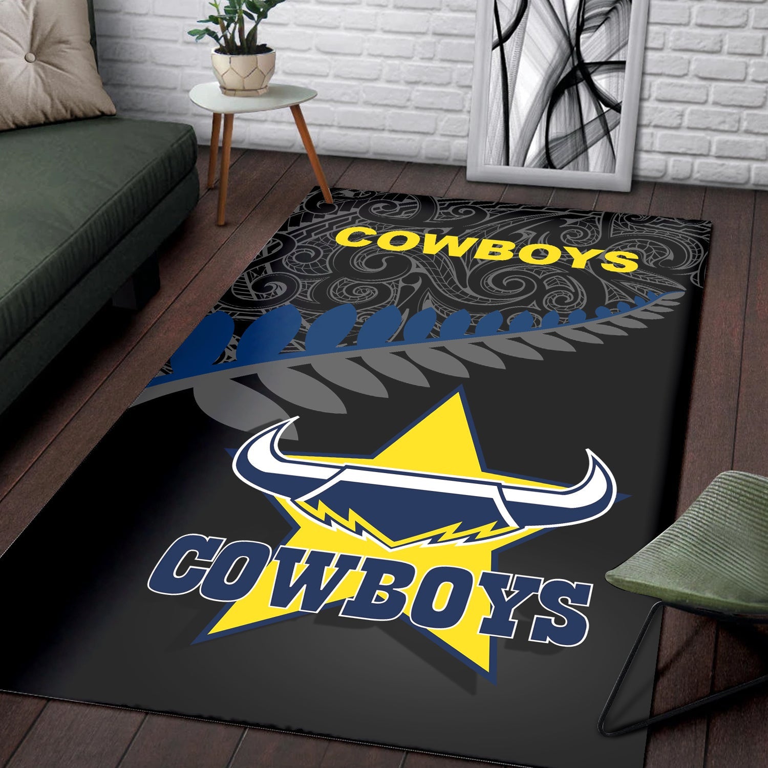 north-queensland-cowboys-area-rug-rugby-maori-nrl