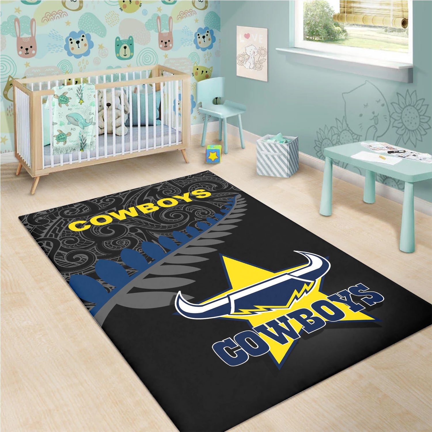 north-queensland-cowboys-area-rug-rugby-maori-nrl