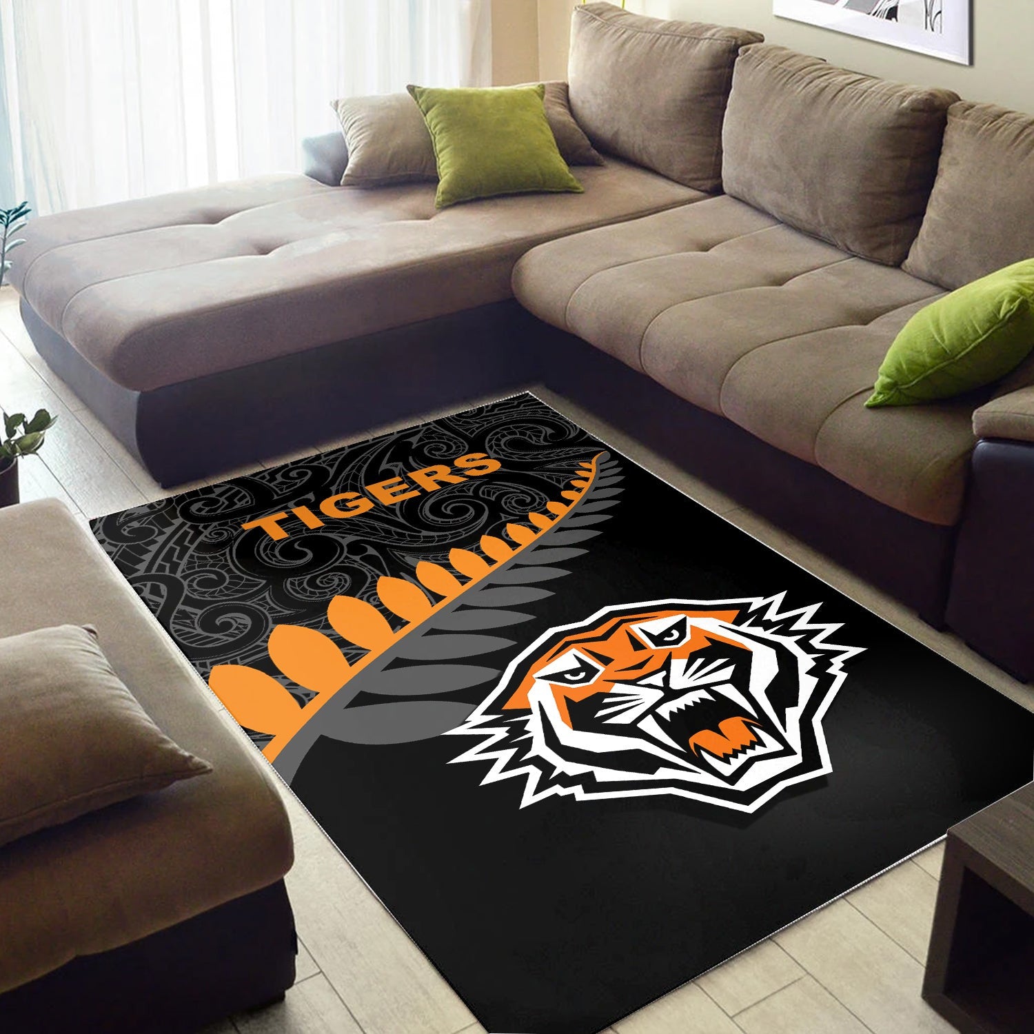 wests-tigers-area-rug-rugby-maori-nrl