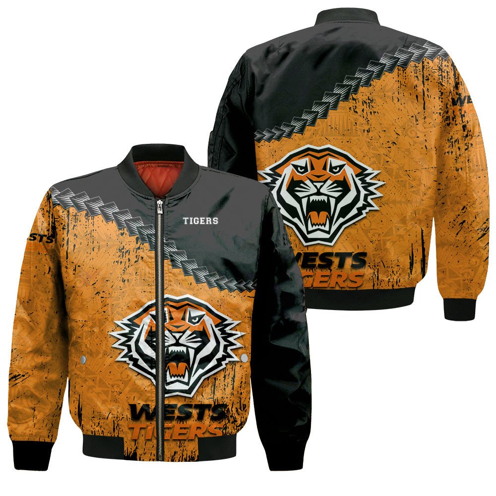 wests-tigers-bomber-jacket-grunge-polynesian-tattoo-nrl