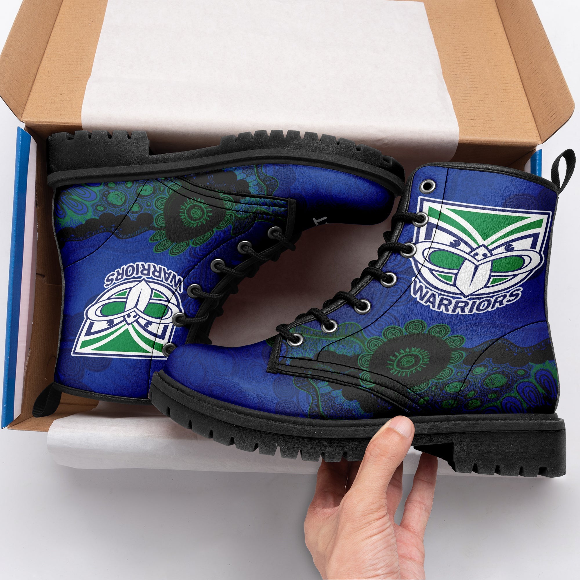 new-zealand-warriors-aboriginal-leather-boots-indigenous-style-nrl