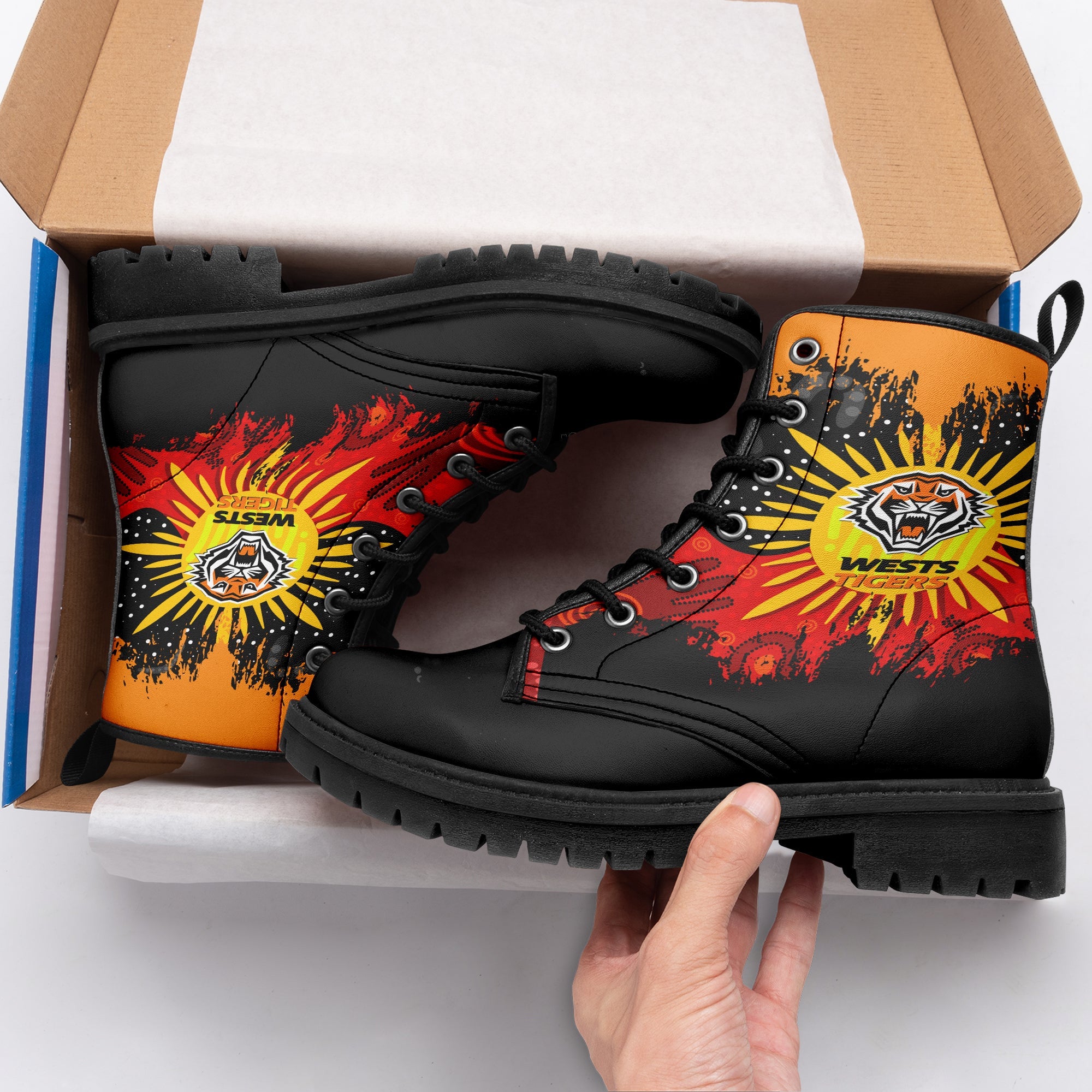 wests-tigers-leather-boots-australian-aboriginal-flag-sun-painting-art-brush-nrl