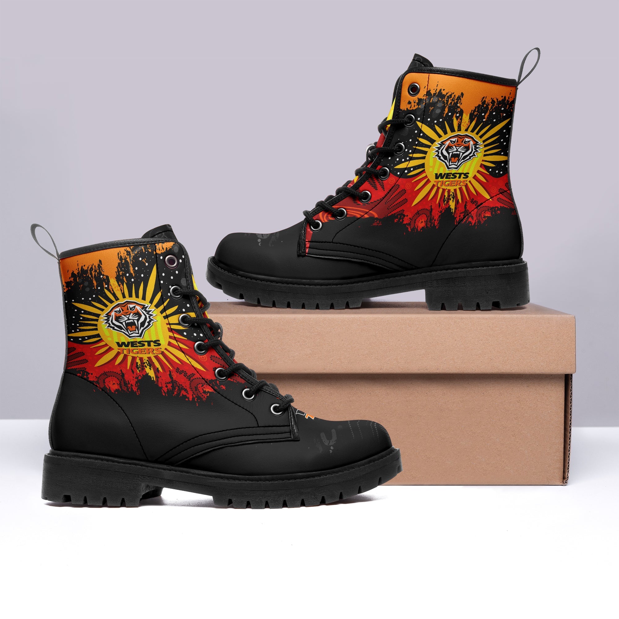 wests-tigers-leather-boots-australian-aboriginal-flag-sun-painting-art-brush-nrl