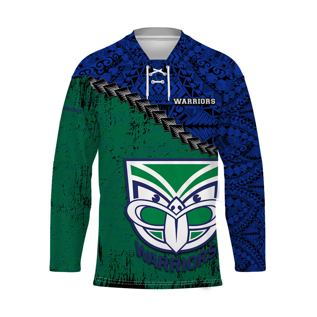 new-zealand-warriors-hockey-jersey-grunge-polynesian-tattoo-nrl