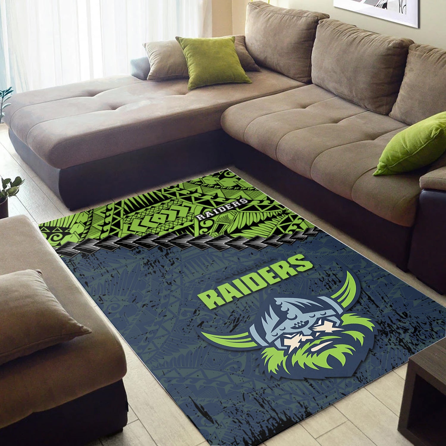 canberra-raiders-area-rugs-grunge-polynesian-tattoo-nrl