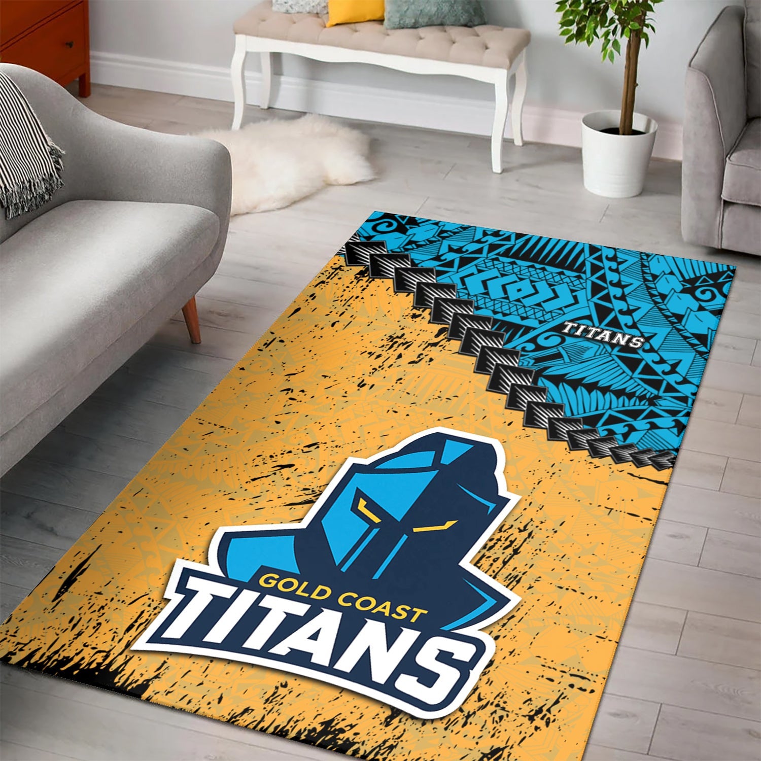 gold-coast-titans-area-rugs-grunge-polynesian-tattoo-nrl