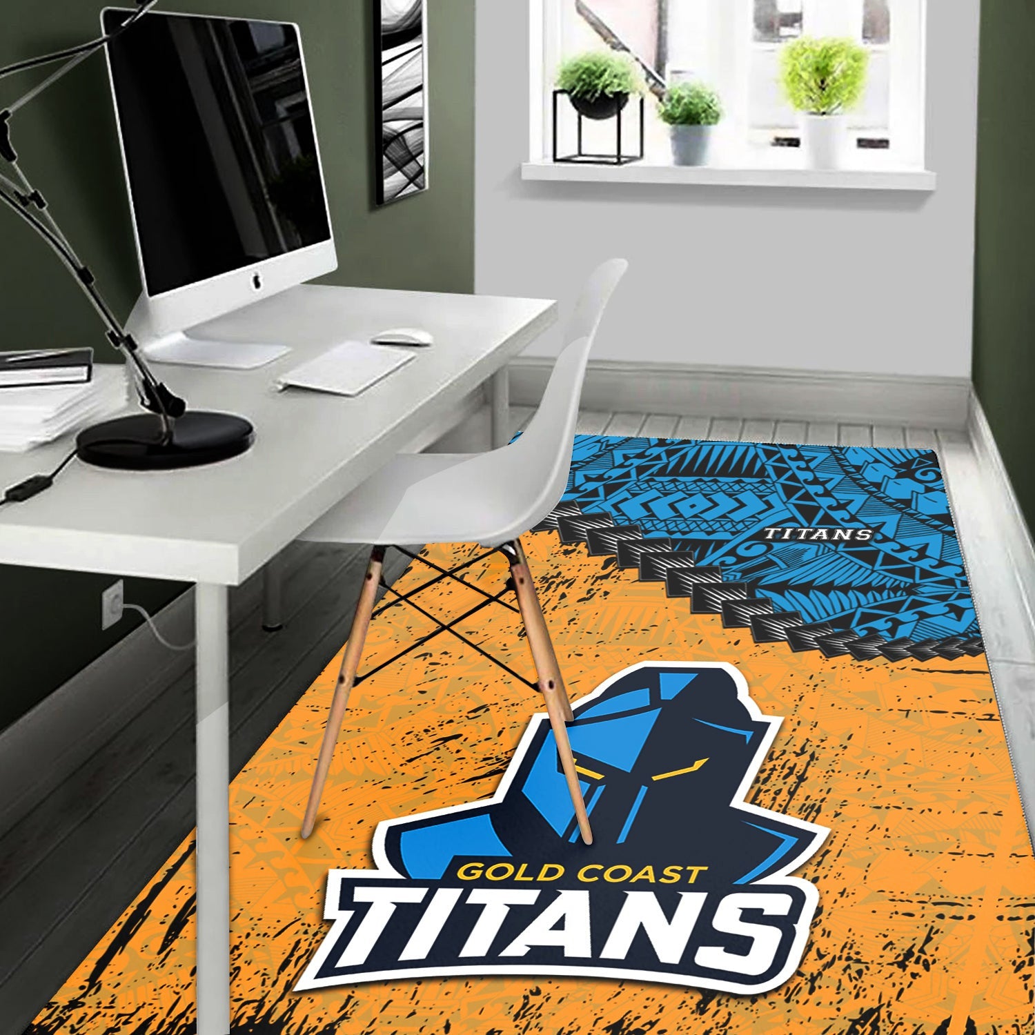 gold-coast-titans-area-rugs-grunge-polynesian-tattoo-nrl