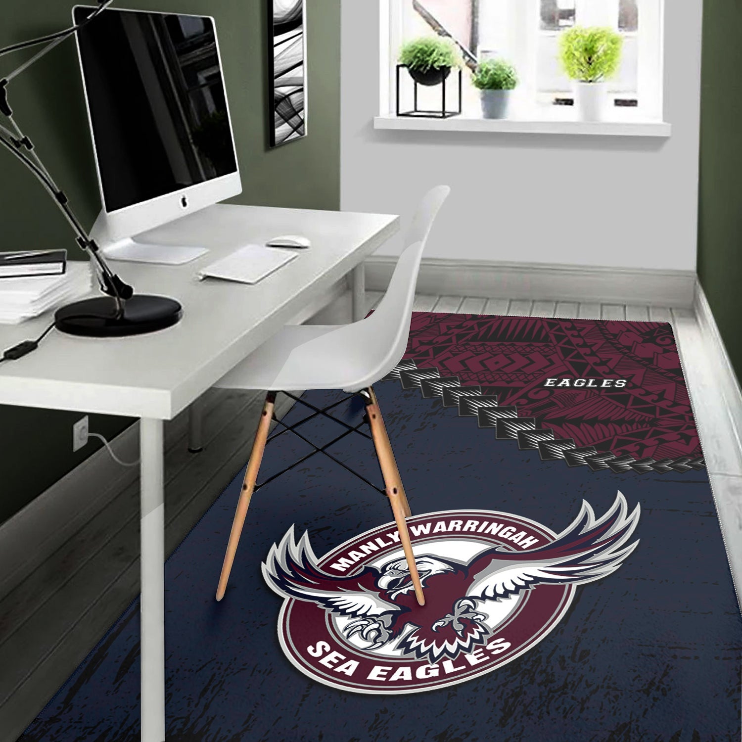 manly-warringah-sea-eagles-area-rugs-grunge-polynesian-tattoo-nrl