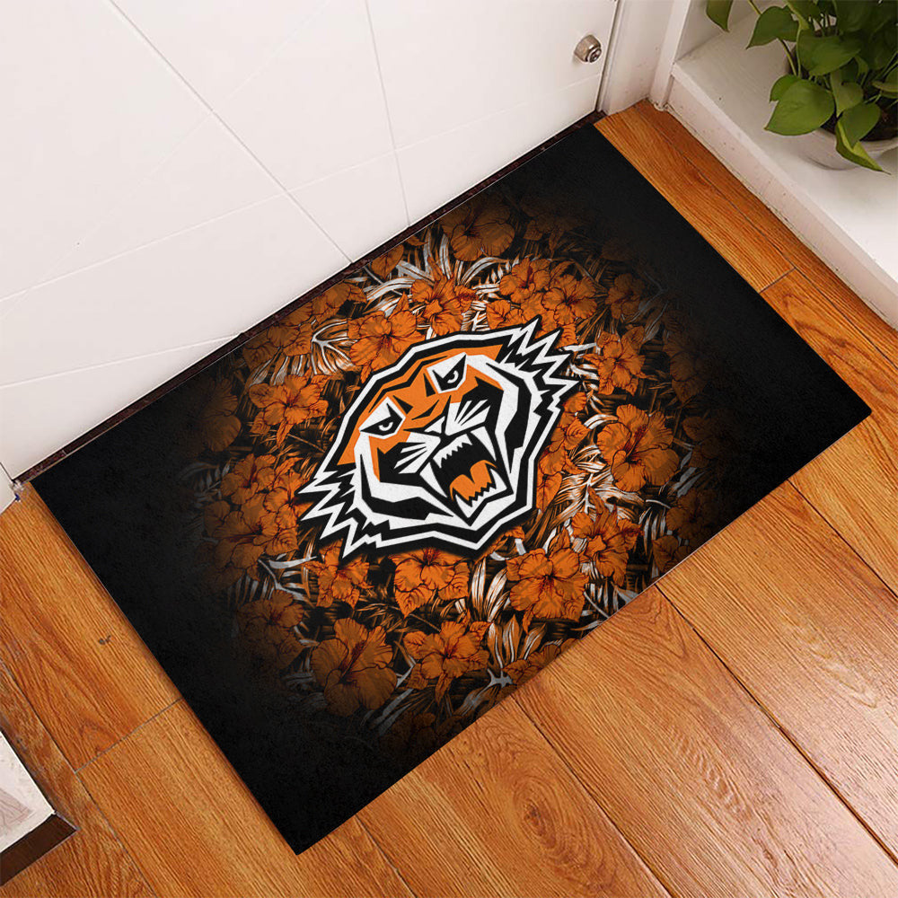 wests-tigers-doormat-polynesian-hibiscus-tropical-vintage-nrl