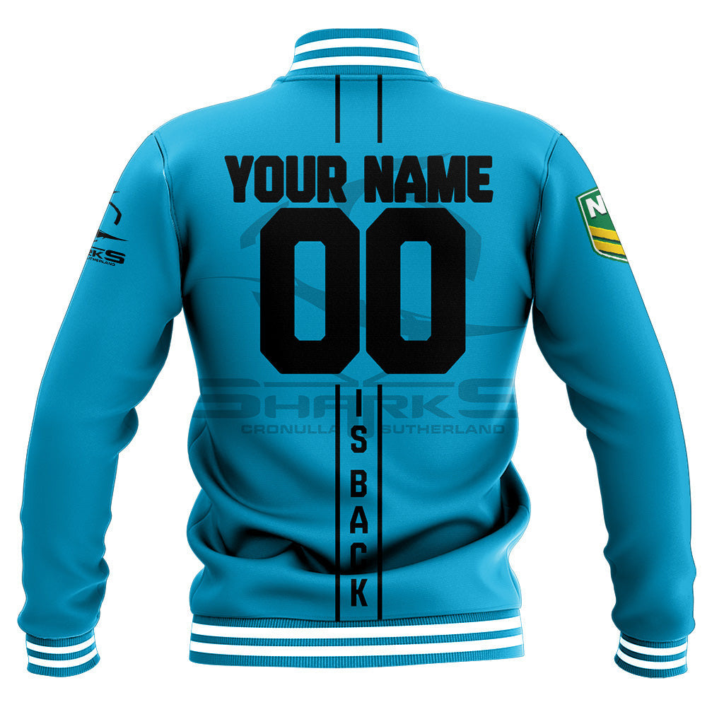 cronulla-sutherland-sharks-baseball-jacket-personalized-rugby-for-fan-nrl