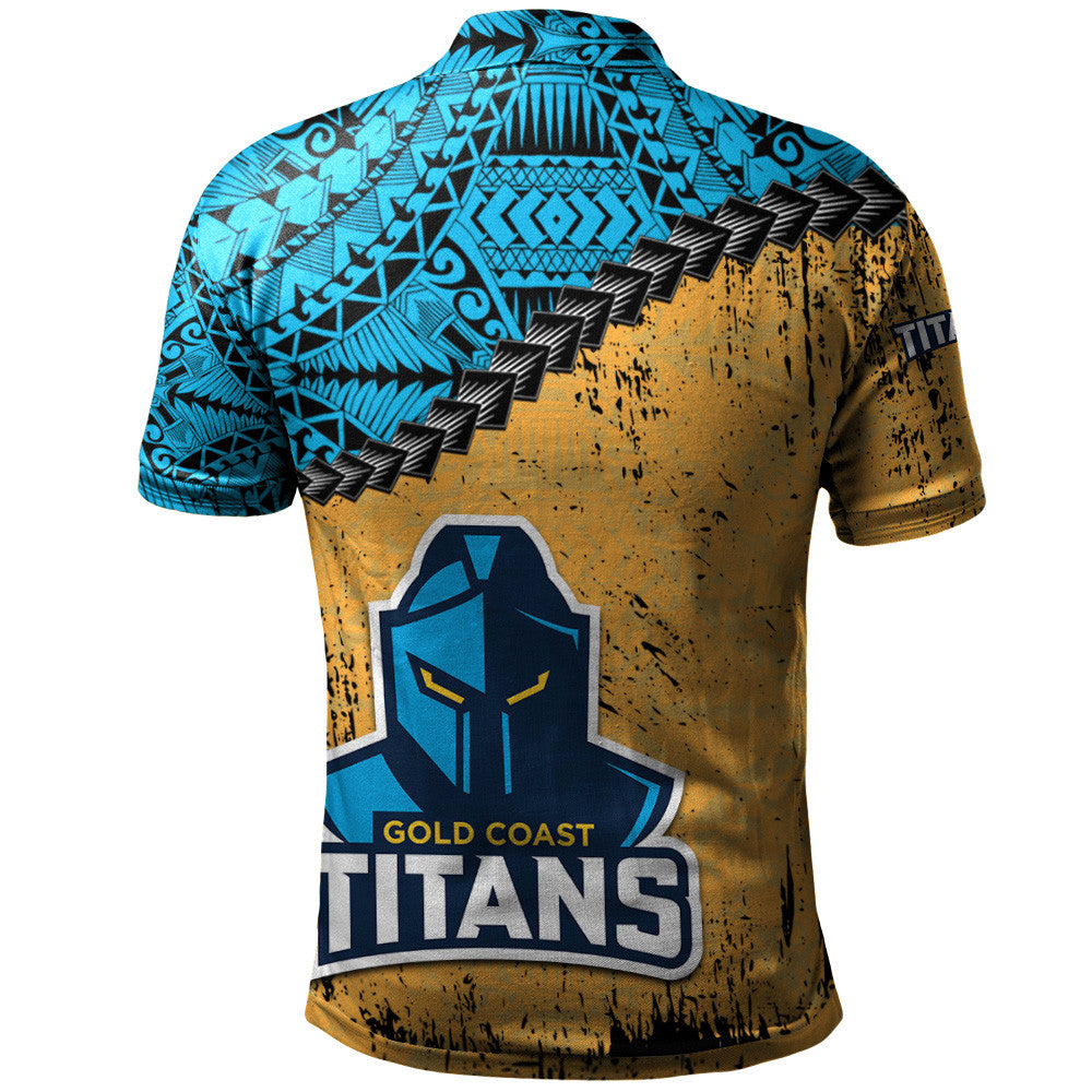 gold-coast-titans-polo-shirt-grunge-polynesian-tattoo-nrl