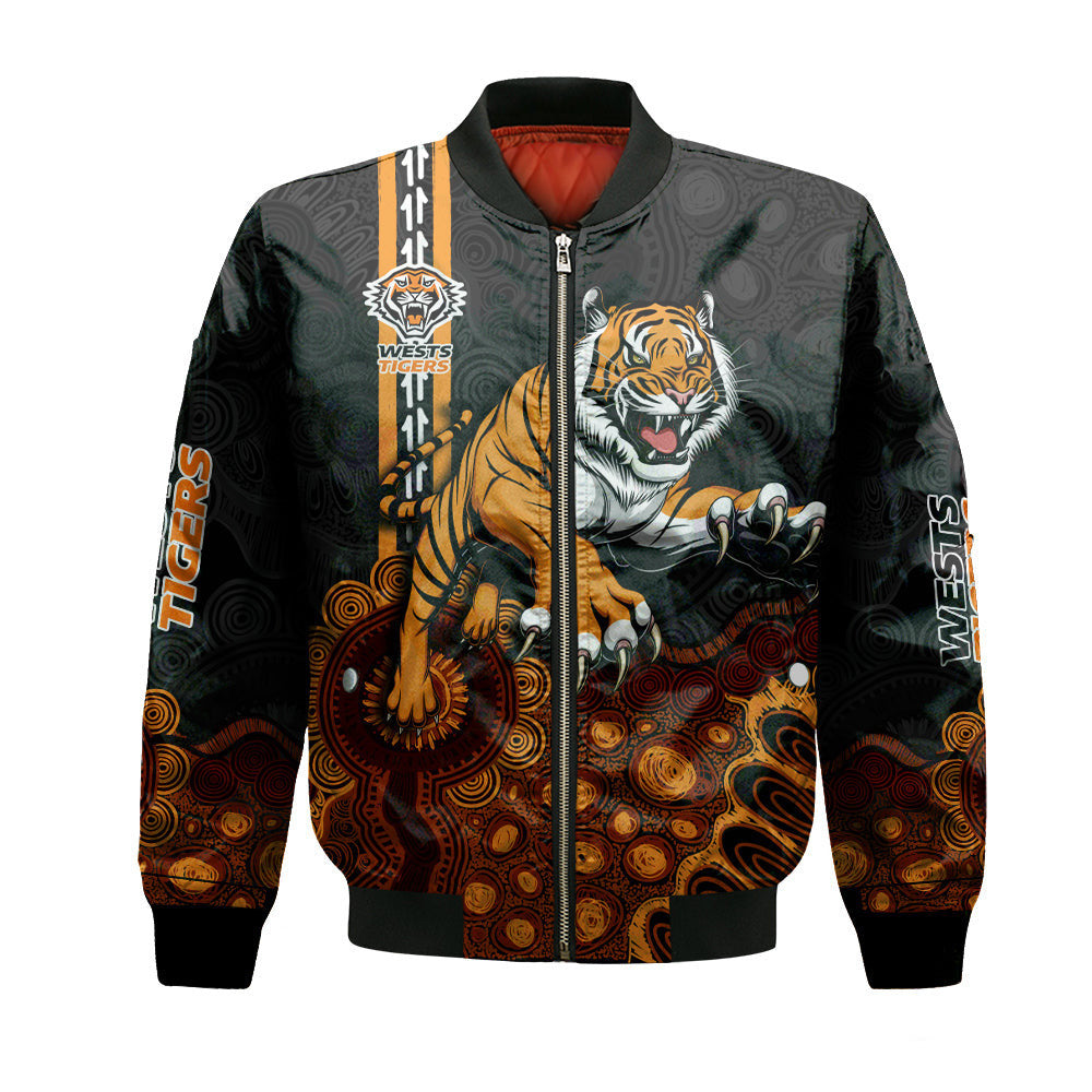 wests-tigers-aboriginal-bomber-jacket-rugby-indigenous-kangaroo-tracks-nrl