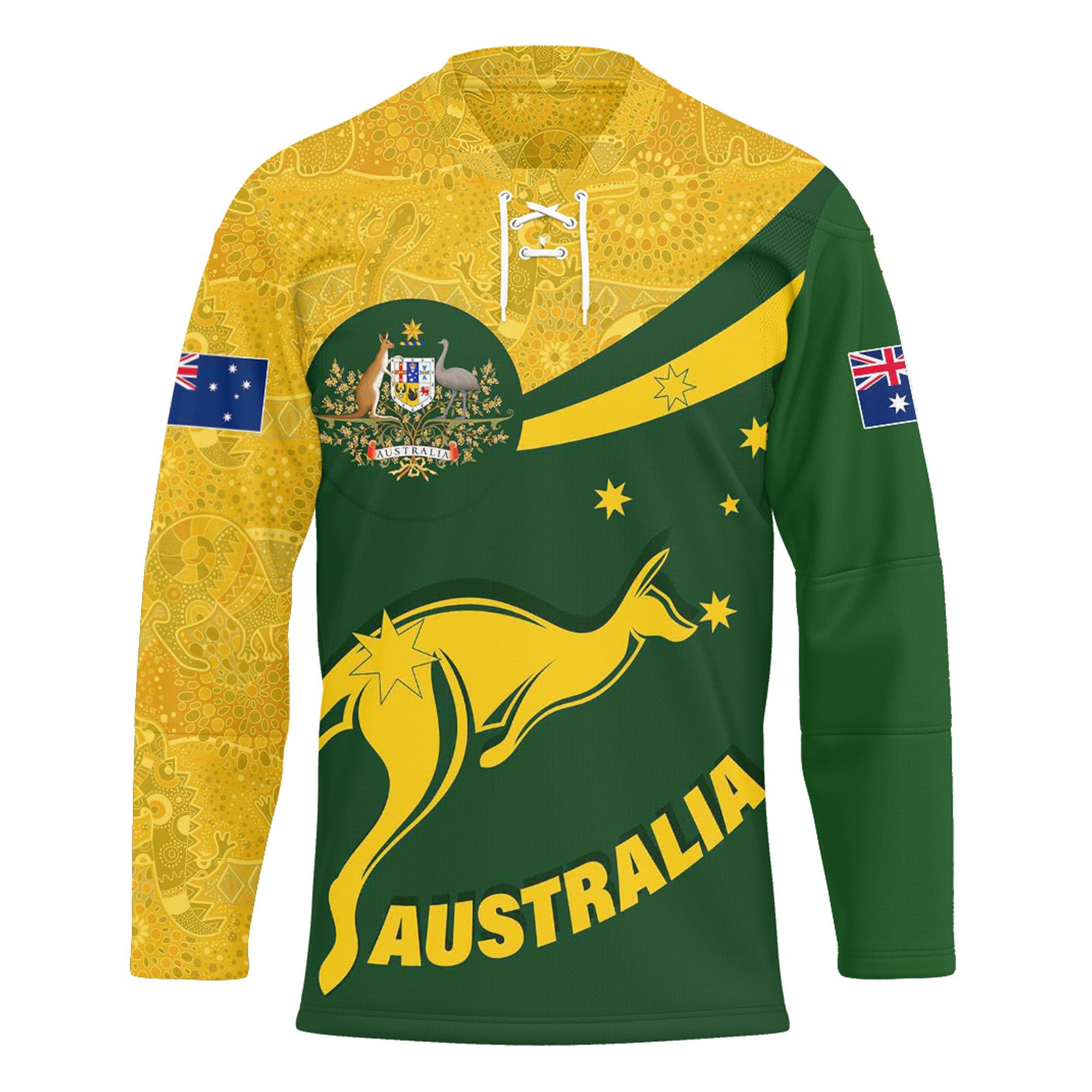 vibe-hoodie-clothing-australia-coat-of-arms-active-sport-pattern-gold-hockey-jersey