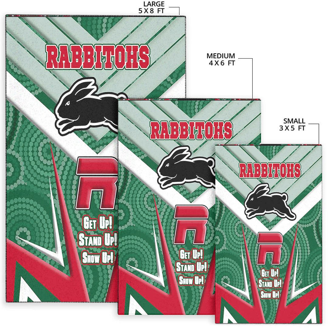 vibe-hoodie-area-rug-south-sydney-rabbitohs-naidoc-2022-sporty-style-area-rug