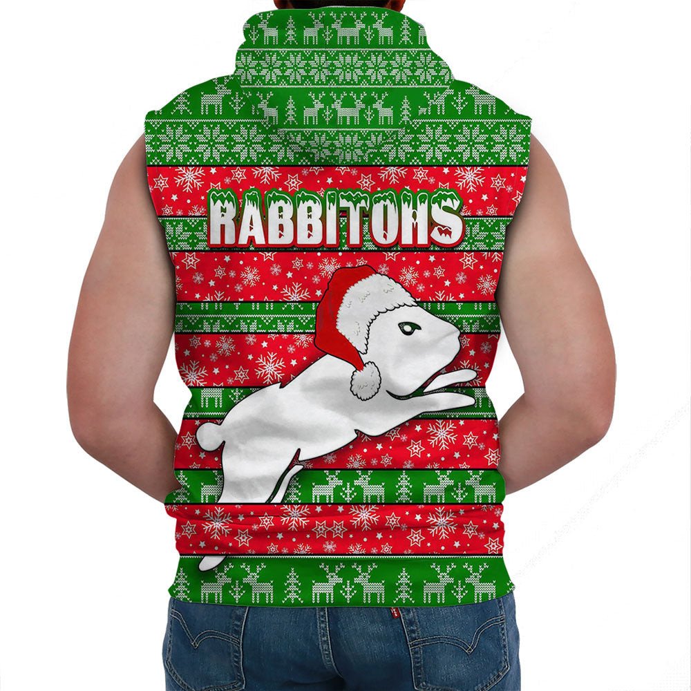 vibe-hoodie-clothing-south-sydney-rabbitohs-christmas-sleeveless-hoodie