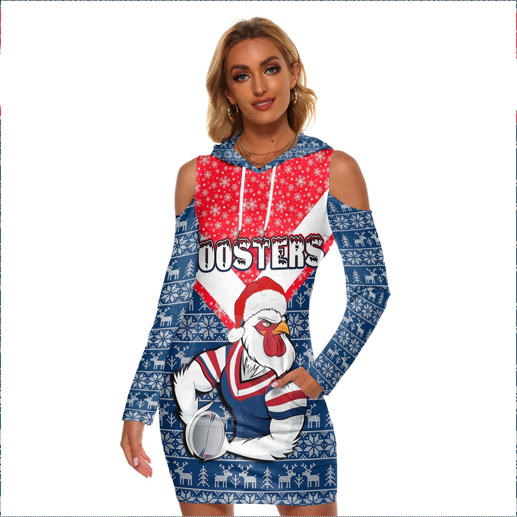 vibe-hoodie-clothing-sydney-roosters-christmas-womens-tight-dress