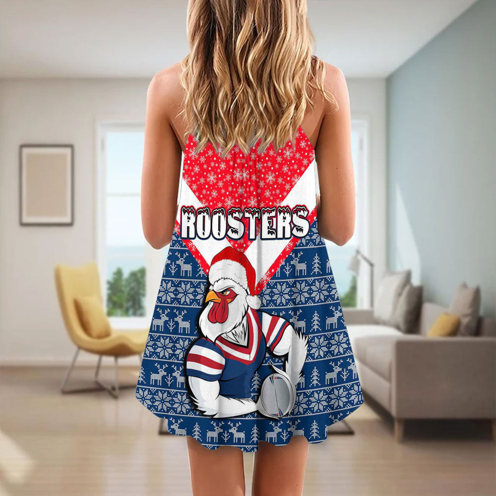 vibe-hoodie-clothing-sydney-roosters-christmas-strap-summer-dress