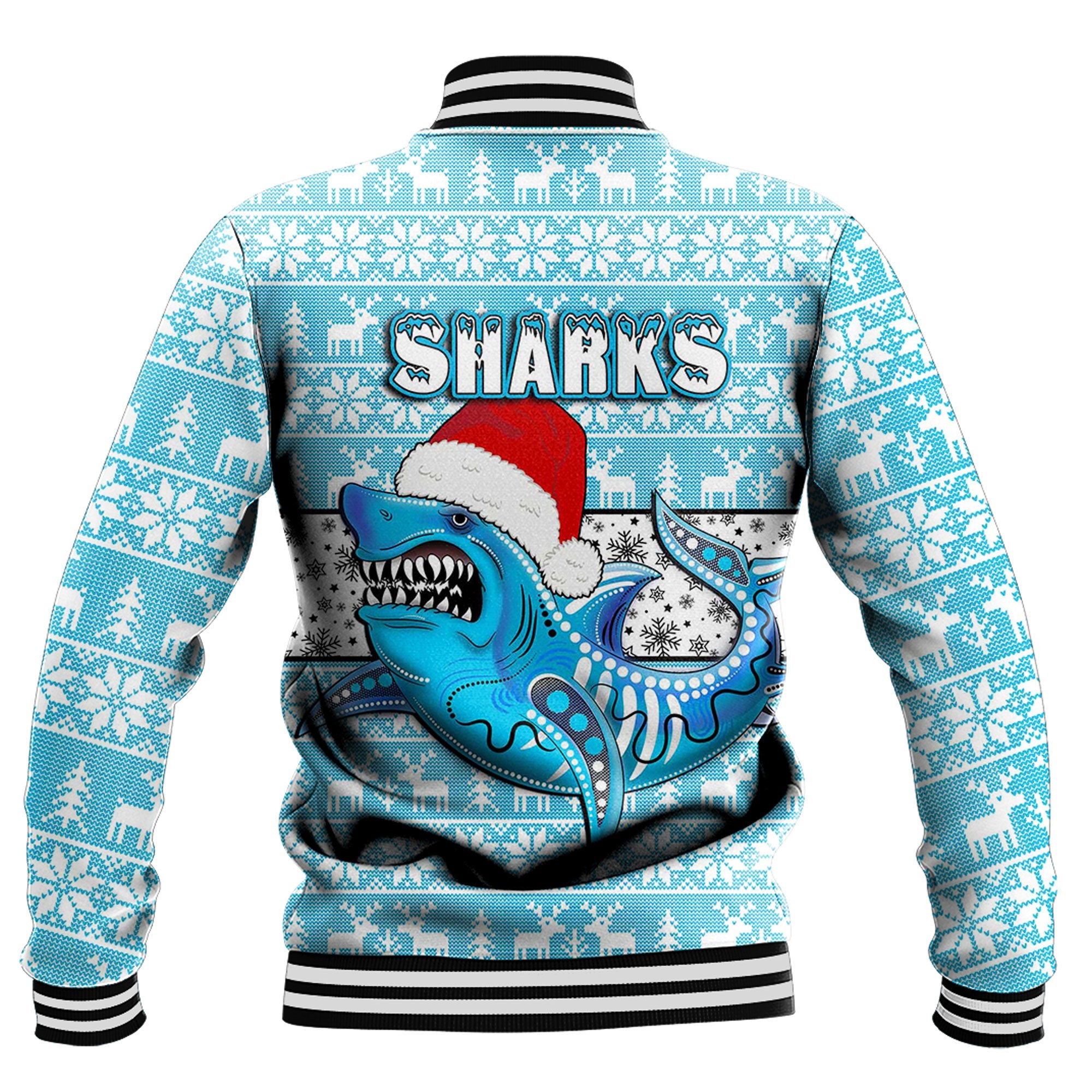 vibe-hoodie-clothing-cronulla-sutherland-sharks-christmas-baseball-jackets