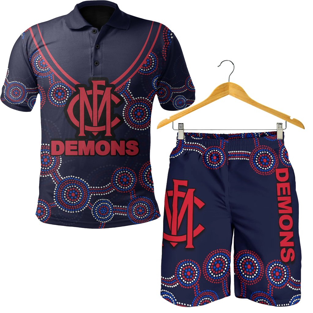 combo-polo-shirt-and-men-short-demons