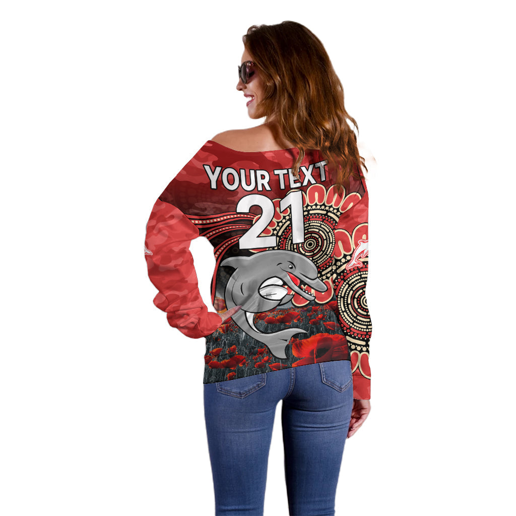 custom-personalised-nrl-anzac-redcliffe-dolphins-poppy-flowers-off-shoulder-sweater