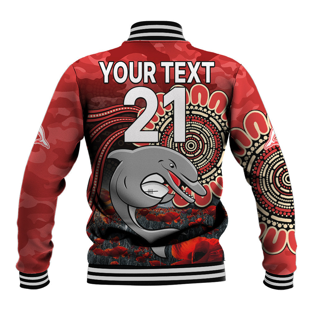 custom-personalised-nrl-anzac-redcliffe-dolphins-poppy-flowers-baseball-jacket