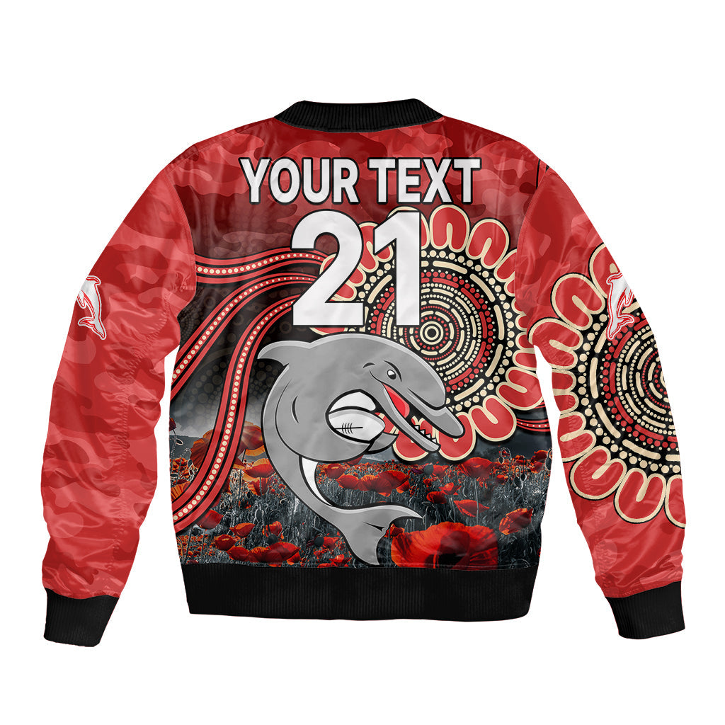 custom-personalised-nrl-anzac-redcliffe-dolphins-poppy-flowers-sleeve-zip-bomber-jacket