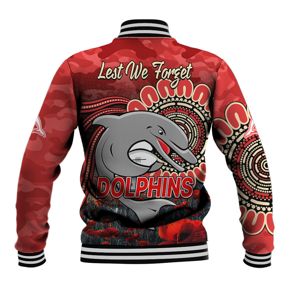 nrl-anzac-redcliffe-dolphins-poppy-flowers-baseball-jacket