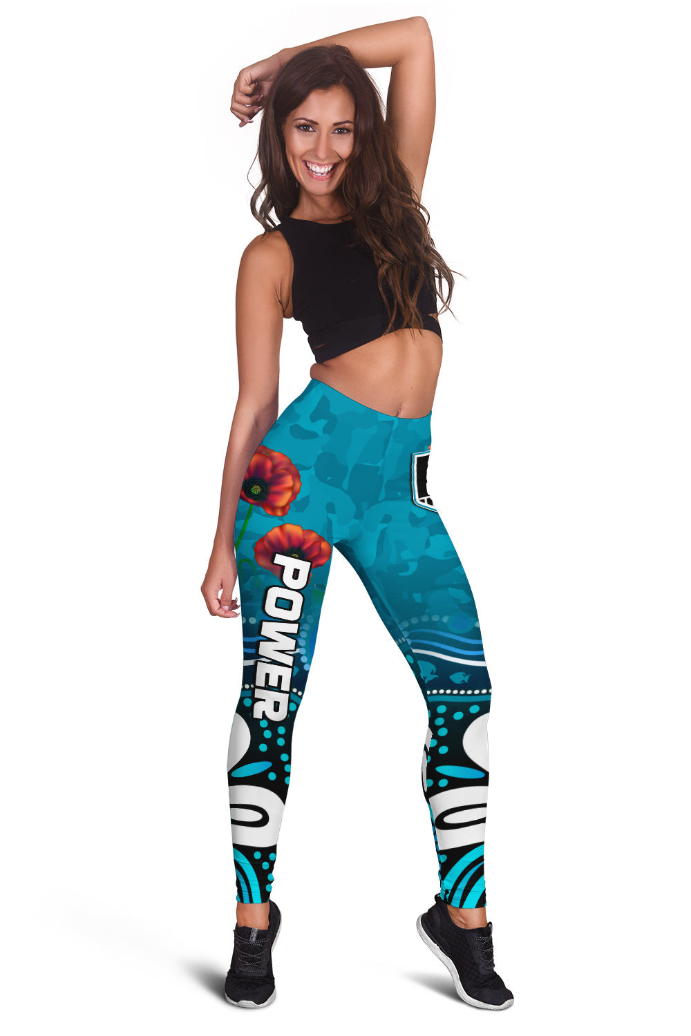 power-anzac-2022-women-leggings-port-adelaide-aboriginal-remember-them