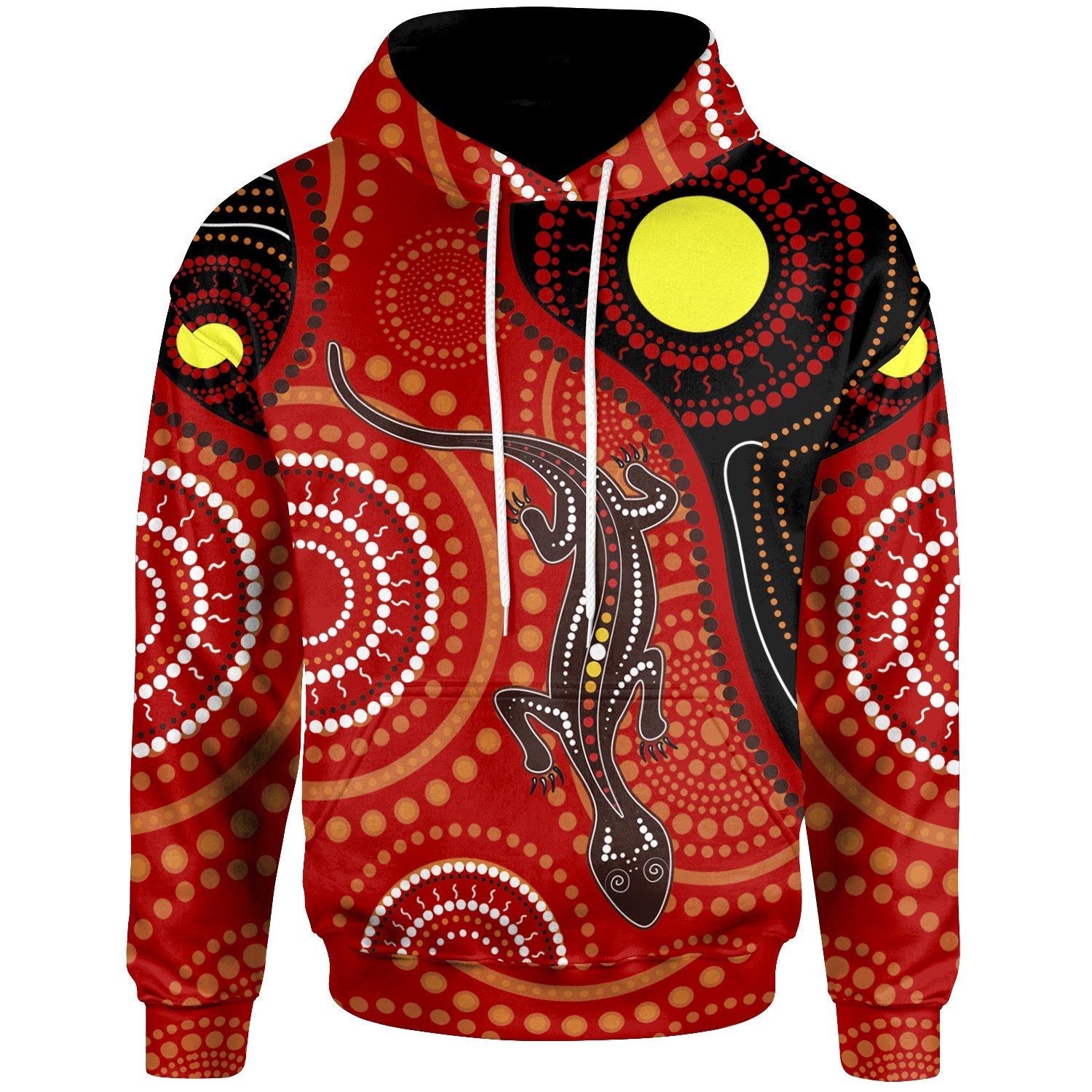 aboriginal-hoodie-australia-lizard-dot-painting-art-unisex