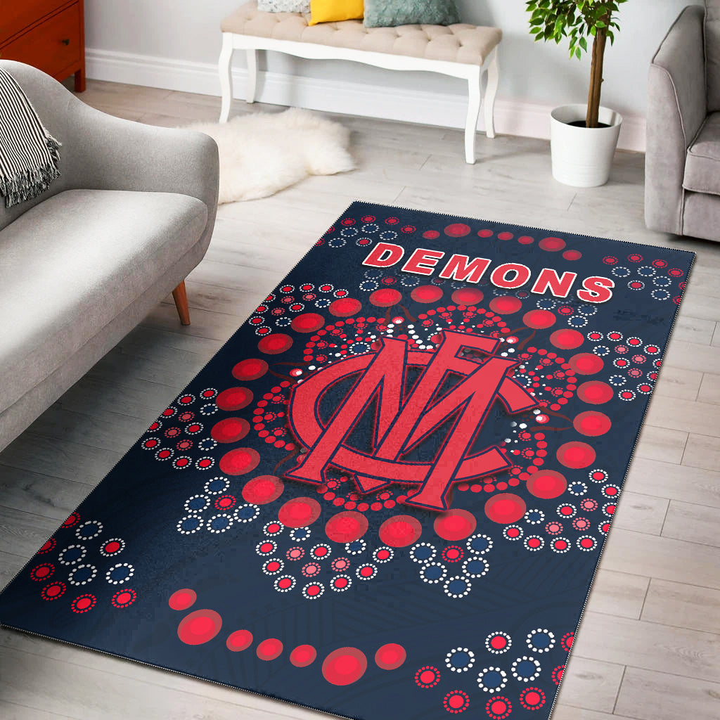 demons-football-area-rug-melbourne-indigenous