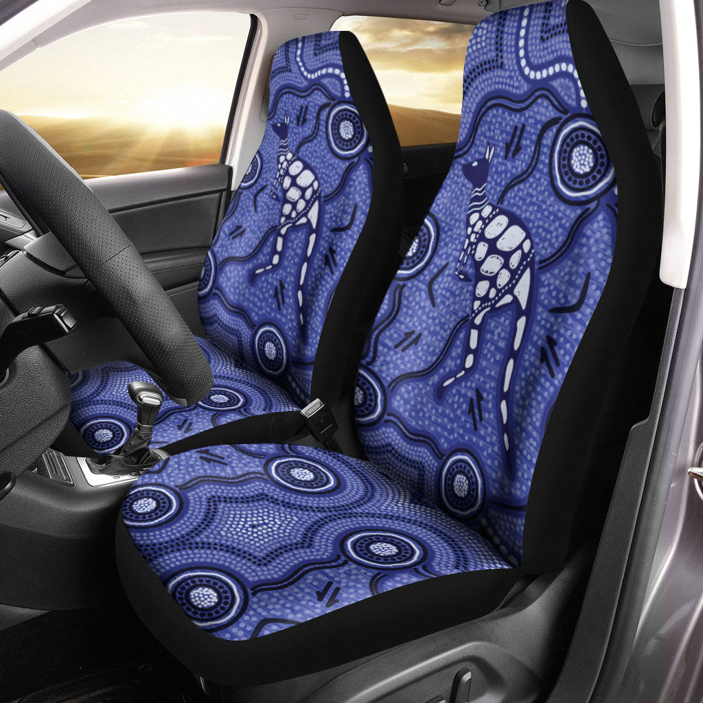 aboriginal-kangaroo-painting-purple-car-seat-covers