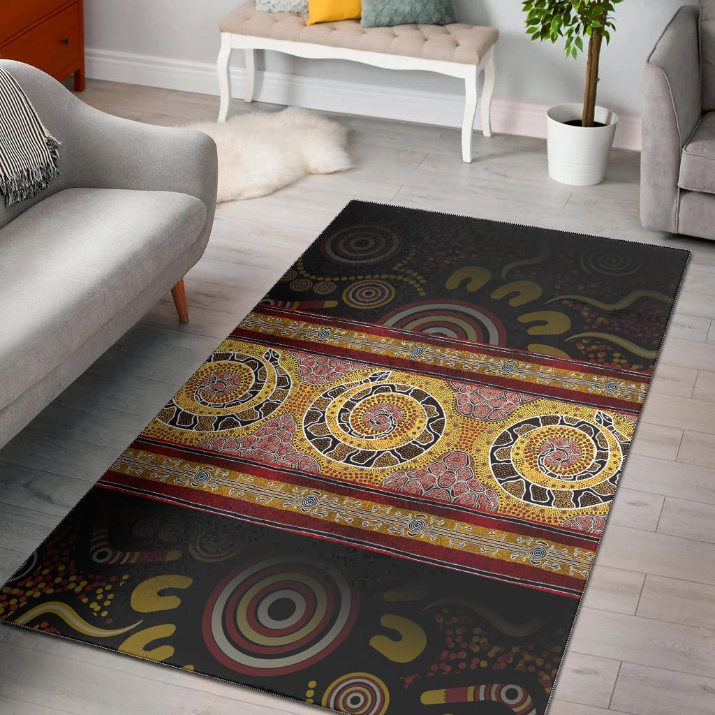 area-rug-snake-dot-panting-art