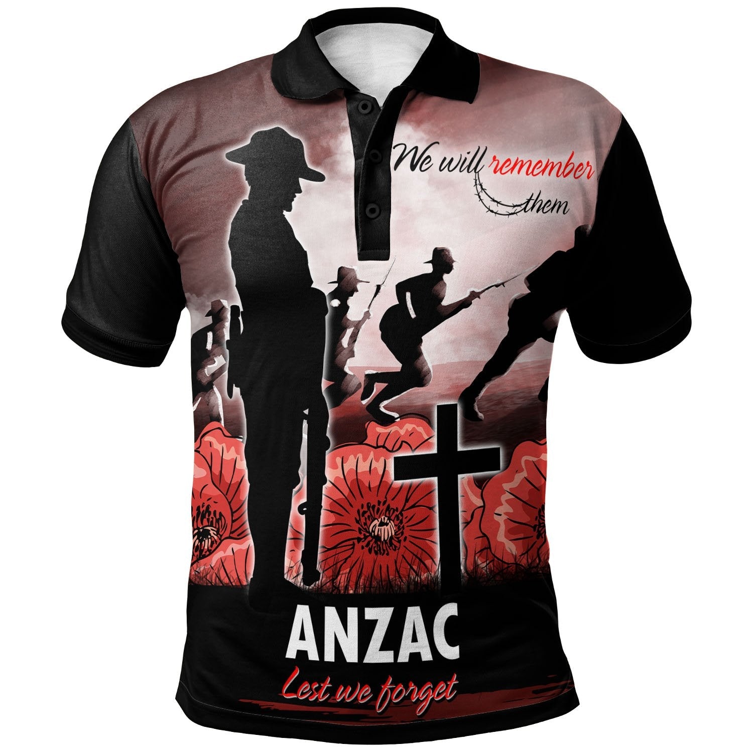 anzac-day-polo-shirt-we-will-remember-them-special-version