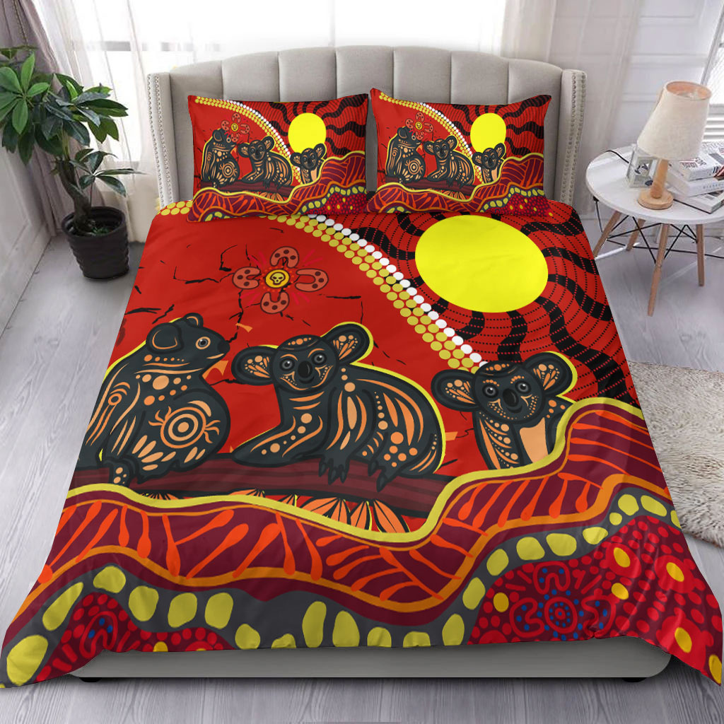 aboriginal-koala-painting-bedding-set