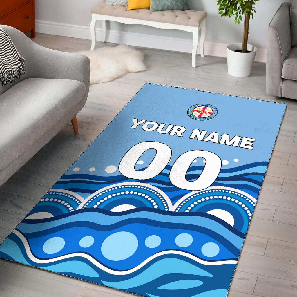 custom-personalised-melbourne-area-rug-indigenous-dot-painting-art
