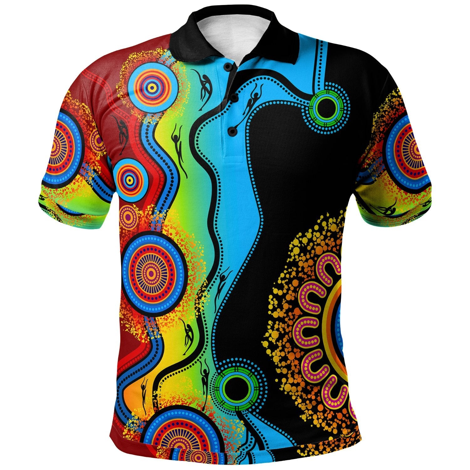 custom-polo-shirt-aboriginal-polo-blue-dream-unisex