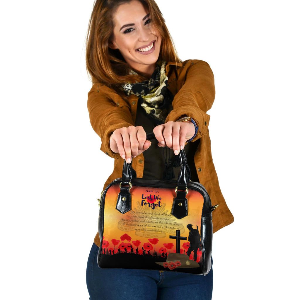 Anzac Day Shoulder Handbag - Lest We Forget - Vibe Hoodie