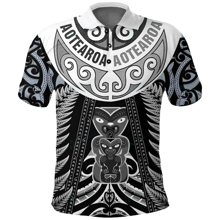 custom-personalised-aotearoa-polo-shirt-maori-fern-hei-tiki