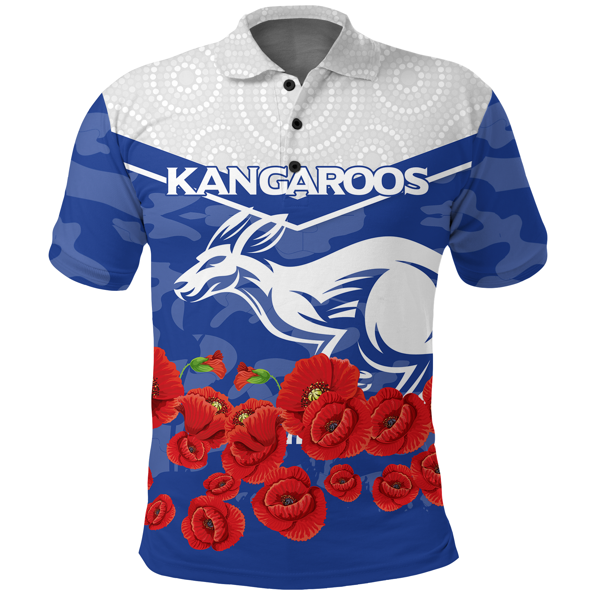 kangaroos-anzac-day-indigenous-art-polo-shirt