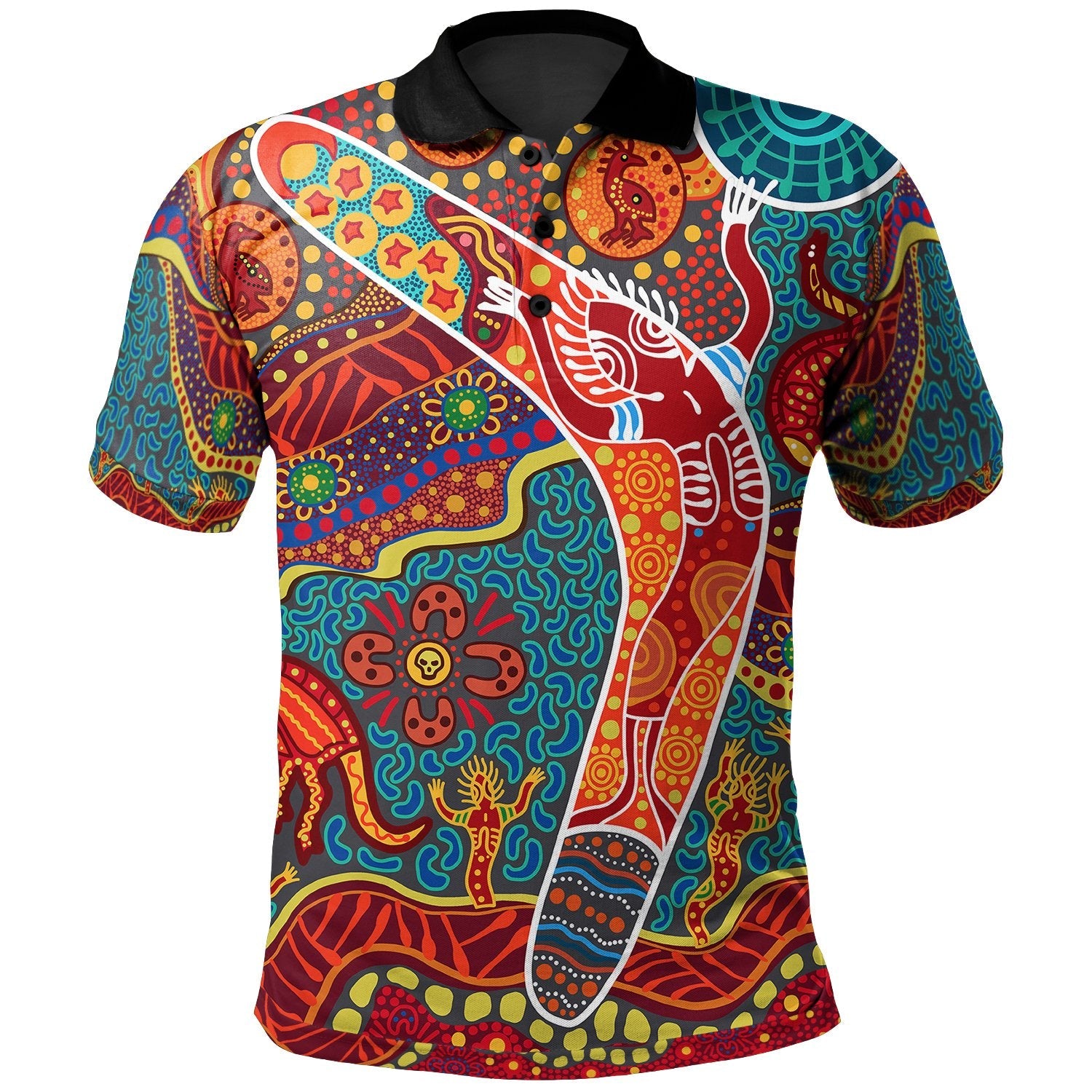 aboriginal-polo-shirt-indigenous-boomerang